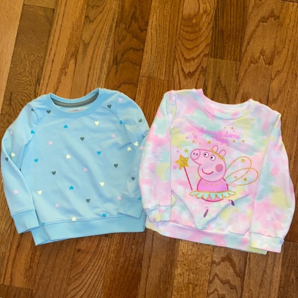 Two toddler sweatshirts